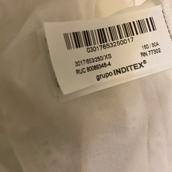 Zara NWT openwork embroidered midi dress 3017/653 - Picture 7 of 8